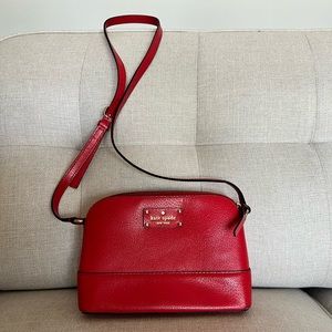 Red Kate Spade Crossbody purse